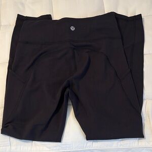 Lululemon Athletica invigorate pocket Midnight Black Leggings